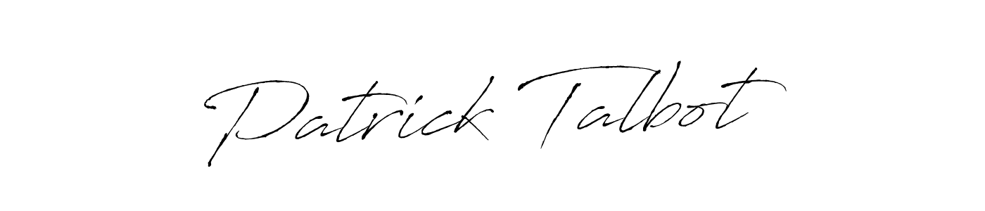 Patrick Talbot stylish signature style. Best Handwritten Sign (Antro_Vectra) for my name. Handwritten Signature Collection Ideas for my name Patrick Talbot. Patrick Talbot signature style 6 images and pictures png