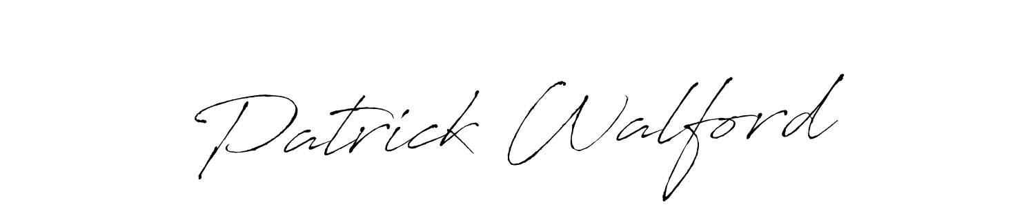 You should practise on your own different ways (Antro_Vectra) to write your name (Patrick Walford) in signature. don't let someone else do it for you. Patrick Walford signature style 6 images and pictures png