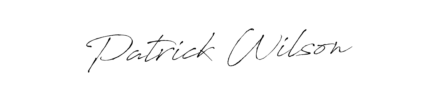 The best way (Antro_Vectra) to make a short signature is to pick only two or three words in your name. The name Patrick Wilson include a total of six letters. For converting this name. Patrick Wilson signature style 6 images and pictures png