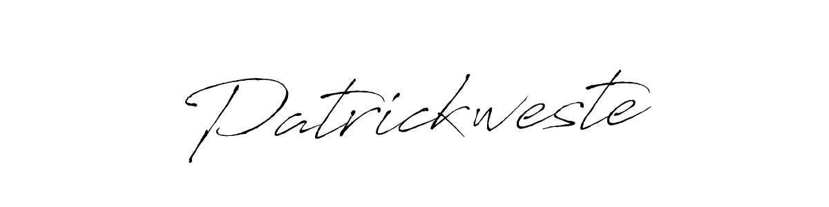 How to make Patrickweste signature? Antro_Vectra is a professional autograph style. Create handwritten signature for Patrickweste name. Patrickweste signature style 6 images and pictures png