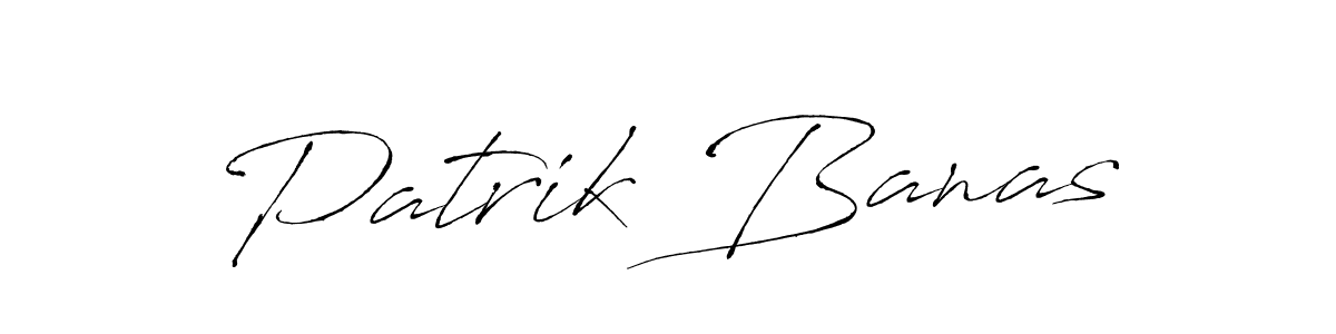 How to make Patrik Banas name signature. Use Antro_Vectra style for creating short signs online. This is the latest handwritten sign. Patrik Banas signature style 6 images and pictures png