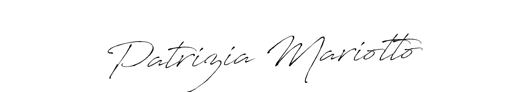 Make a beautiful signature design for name Patrizia Mariotto. With this signature (Antro_Vectra) style, you can create a handwritten signature for free. Patrizia Mariotto signature style 6 images and pictures png
