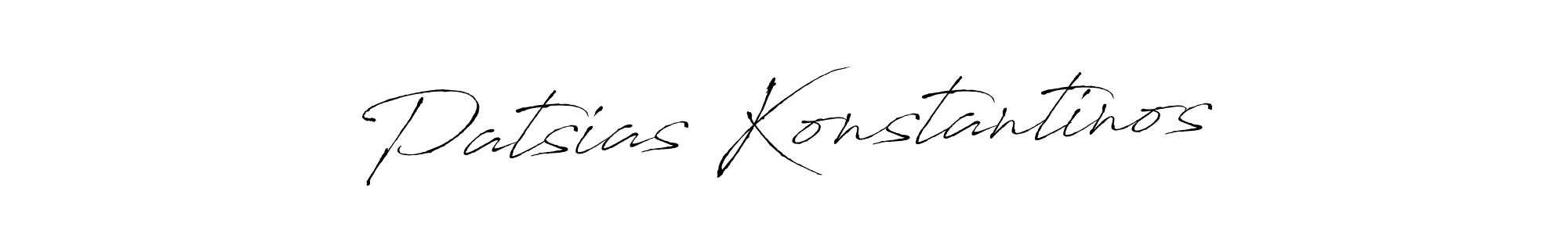 Antro_Vectra is a professional signature style that is perfect for those who want to add a touch of class to their signature. It is also a great choice for those who want to make their signature more unique. Get Patsias Konstantinos name to fancy signature for free. Patsias Konstantinos signature style 6 images and pictures png