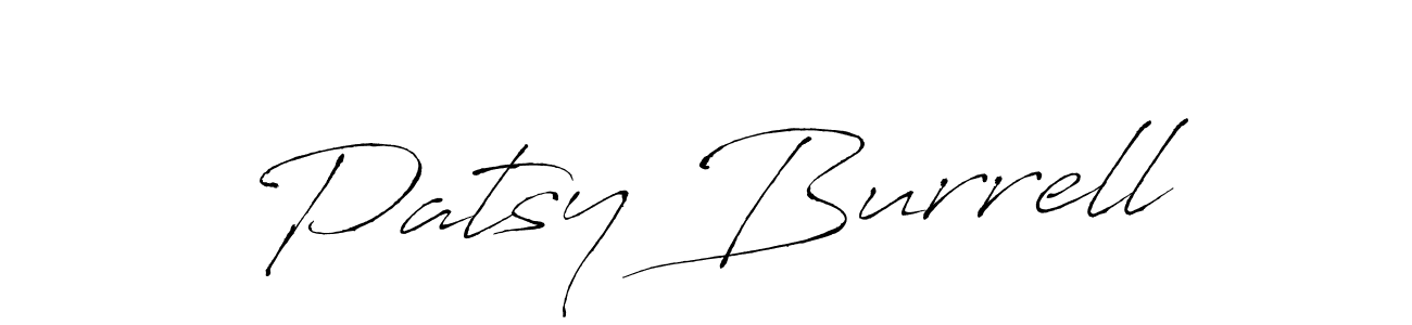 Create a beautiful signature design for name Patsy Burrell. With this signature (Antro_Vectra) fonts, you can make a handwritten signature for free. Patsy Burrell signature style 6 images and pictures png