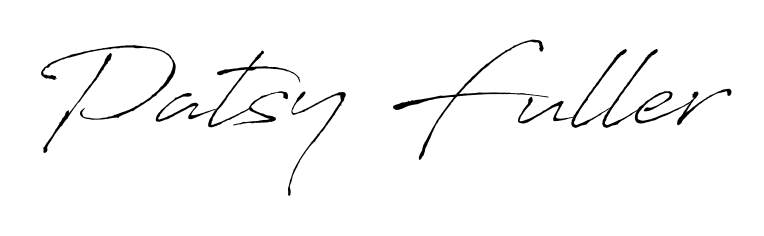 Enhance your business communications with Patsy Fuller signature in Antro_Vectra lettering. Clean, modern, and universally compatible. Patsy Fuller signature style 6 images and pictures png