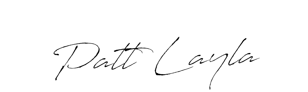 Patt Layla stylish signature style. Best Handwritten Sign (Antro_Vectra) for my name. Handwritten Signature Collection Ideas for my name Patt Layla. Patt Layla signature style 6 images and pictures png
