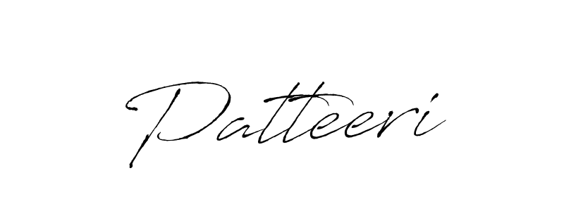 Make a beautiful signature design for name Patteeri. With this signature (Antro_Vectra) style, you can create a handwritten signature for free. Patteeri signature style 6 images and pictures png