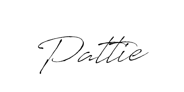 Create a beautiful signature design for name Pattie. With this signature (Antro_Vectra) fonts, you can make a handwritten signature for free. Pattie signature style 6 images and pictures png