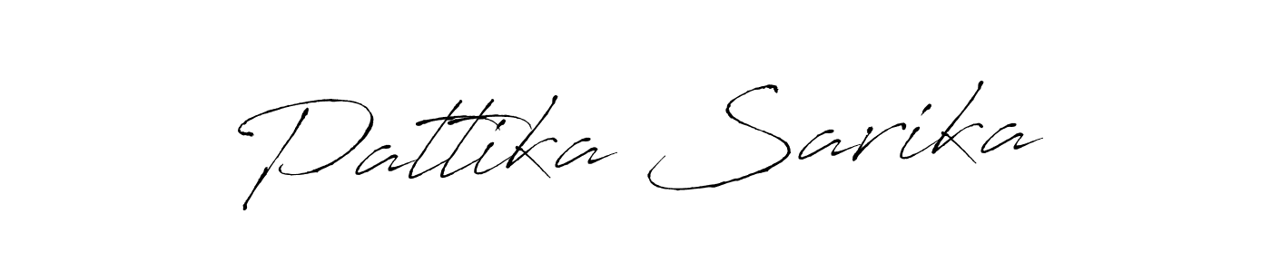 Design your own signature with our free online signature maker. With this signature software, you can create a handwritten (Antro_Vectra) signature for name Pattika Sarika. Pattika Sarika signature style 6 images and pictures png