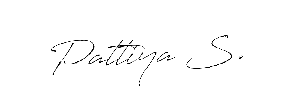 Make a short Pattiya S. signature style. Manage your documents anywhere anytime using Antro_Vectra. Create and add eSignatures, submit forms, share and send files easily. Pattiya S. signature style 6 images and pictures png