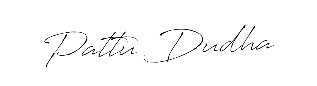 Design your own signature with our free online signature maker. With this signature software, you can create a handwritten (Antro_Vectra) signature for name Pattu Dudha. Pattu Dudha signature style 6 images and pictures png