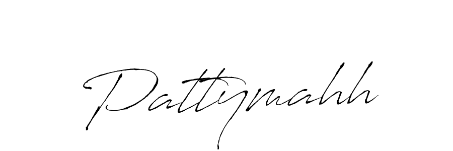 How to make Pattymahh signature? Antro_Vectra is a professional autograph style. Create handwritten signature for Pattymahh name. Pattymahh signature style 6 images and pictures png