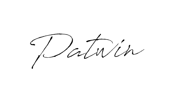 How to make Patwin signature? Antro_Vectra is a professional autograph style. Create handwritten signature for Patwin name. Patwin signature style 6 images and pictures png