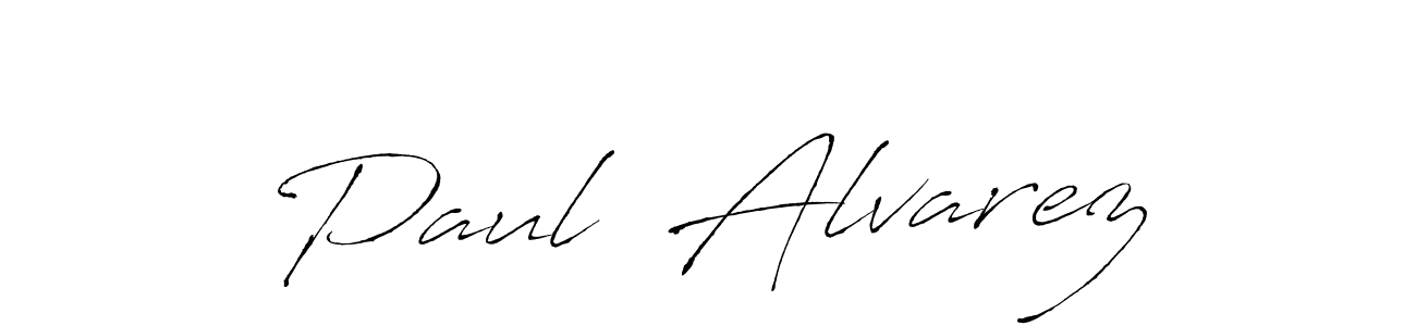 Design your own signature with our free online signature maker. With this signature software, you can create a handwritten (Antro_Vectra) signature for name Paul  Alvarez. Paul  Alvarez signature style 6 images and pictures png