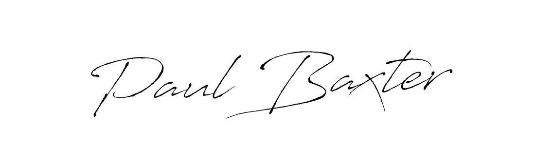 Use a signature maker to create a handwritten signature online. With this signature software, you can design (Antro_Vectra) your own signature for name Paul Baxter. Paul Baxter signature style 6 images and pictures png