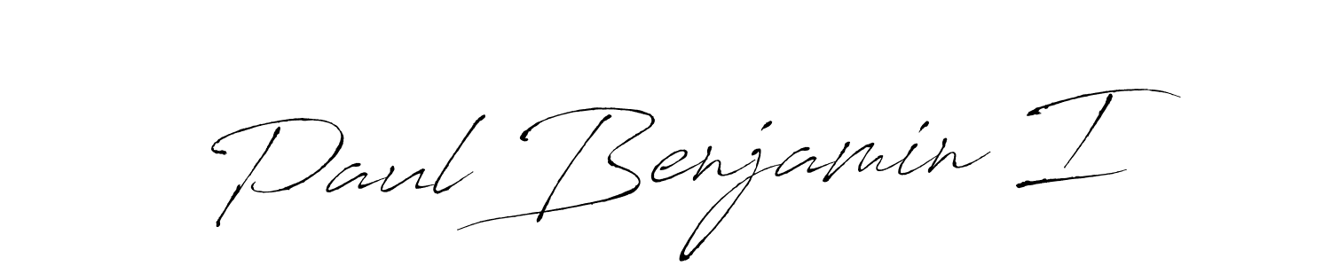 How to make Paul Benjamin I name signature. Use Antro_Vectra style for creating short signs online. This is the latest handwritten sign. Paul Benjamin I signature style 6 images and pictures png