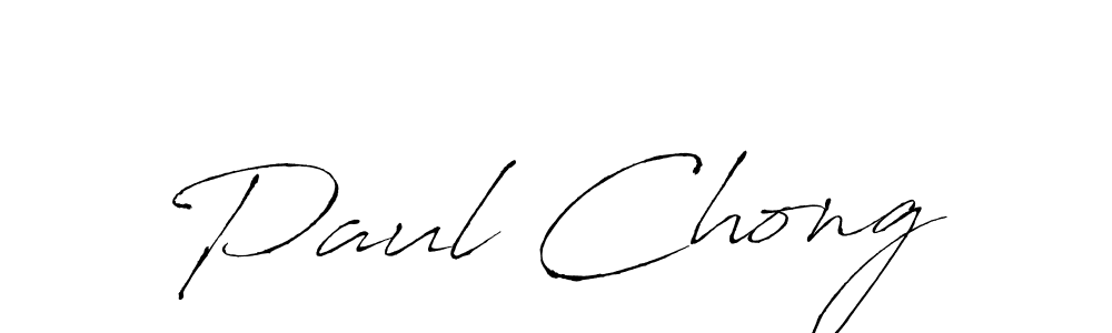 Design your own signature with our free online signature maker. With this signature software, you can create a handwritten (Antro_Vectra) signature for name Paul Chong. Paul Chong signature style 6 images and pictures png