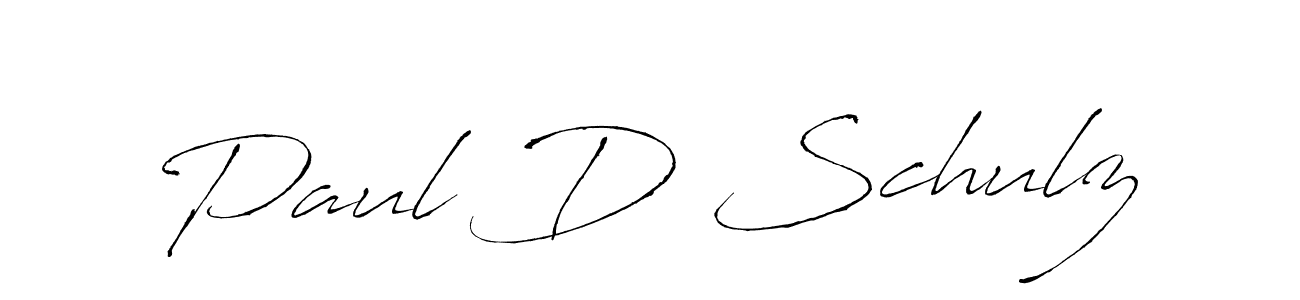 The best way (Antro_Vectra) to make a short signature is to pick only two or three words in your name. The name Paul D Schulz include a total of six letters. For converting this name. Paul D Schulz signature style 6 images and pictures png