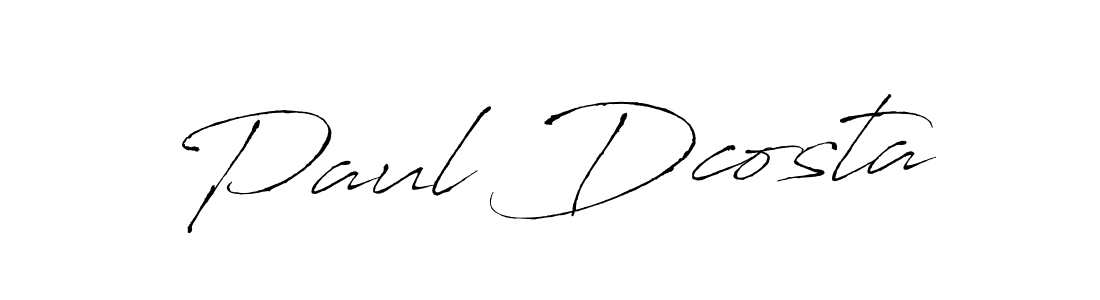 if you are searching for the best signature style for your name Paul Dcosta. so please give up your signature search. here we have designed multiple signature styles  using Antro_Vectra. Paul Dcosta signature style 6 images and pictures png