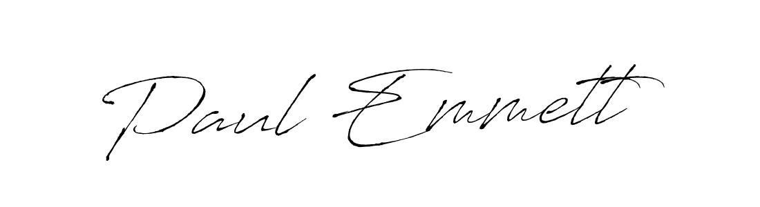 Paul Emmett stylish signature style. Best Handwritten Sign (Antro_Vectra) for my name. Handwritten Signature Collection Ideas for my name Paul Emmett. Paul Emmett signature style 6 images and pictures png