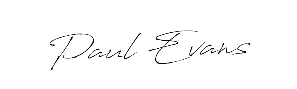 Make a beautiful signature design for name Paul Evans. With this signature (Antro_Vectra) style, you can create a handwritten signature for free. Paul Evans signature style 6 images and pictures png