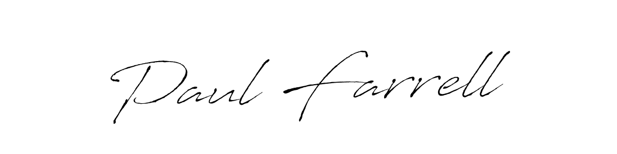 Paul Farrell stylish signature style. Best Handwritten Sign (Antro_Vectra) for my name. Handwritten Signature Collection Ideas for my name Paul Farrell. Paul Farrell signature style 6 images and pictures png