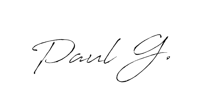 Make a beautiful signature design for name Paul G.. Use this online signature maker to create a handwritten signature for free. Paul G. signature style 6 images and pictures png