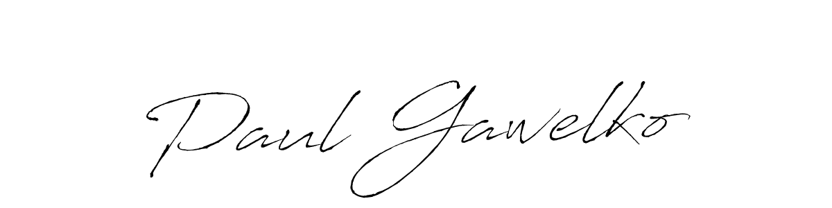 Design your own signature with our free online signature maker. With this signature software, you can create a handwritten (Antro_Vectra) signature for name Paul Gawelko. Paul Gawelko signature style 6 images and pictures png