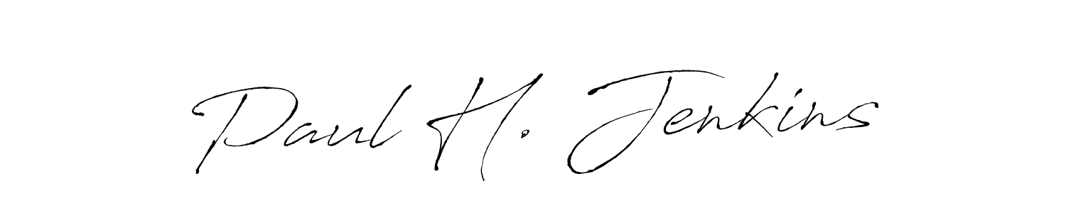 Make a short Paul H. Jenkins signature style. Manage your documents anywhere anytime using Antro_Vectra. Create and add eSignatures, submit forms, share and send files easily. Paul H. Jenkins signature style 6 images and pictures png