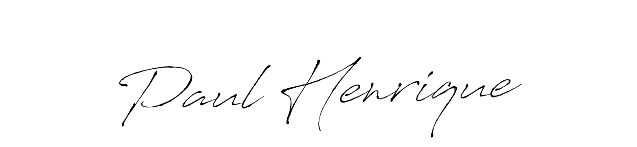 Make a beautiful signature design for name Paul Henrique. With this signature (Antro_Vectra) style, you can create a handwritten signature for free. Paul Henrique signature style 6 images and pictures png