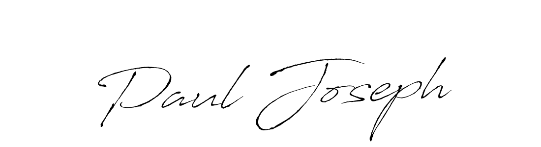 Paul Joseph stylish signature style. Best Handwritten Sign (Antro_Vectra) for my name. Handwritten Signature Collection Ideas for my name Paul Joseph. Paul Joseph signature style 6 images and pictures png