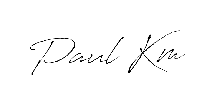 Create a beautiful signature design for name Paul Km. With this signature (Antro_Vectra) fonts, you can make a handwritten signature for free. Paul Km signature style 6 images and pictures png