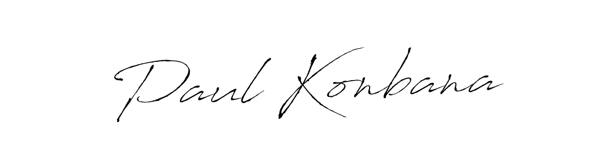Once you've used our free online signature maker to create your best signature Antro_Vectra style, it's time to enjoy all of the benefits that Paul Konbana name signing documents. Paul Konbana signature style 6 images and pictures png