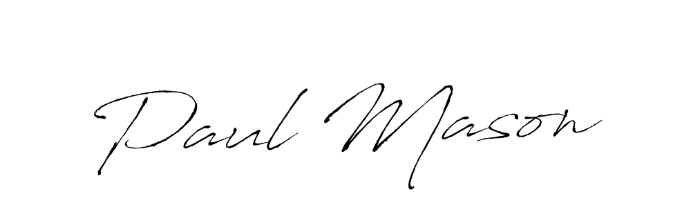 Design your own signature with our free online signature maker. With this signature software, you can create a handwritten (Antro_Vectra) signature for name Paul Mason. Paul Mason signature style 6 images and pictures png