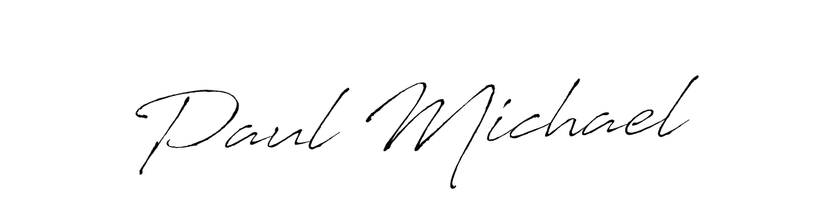 Use a signature maker to create a handwritten signature online. With this signature software, you can design (Antro_Vectra) your own signature for name Paul Michael. Paul Michael signature style 6 images and pictures png