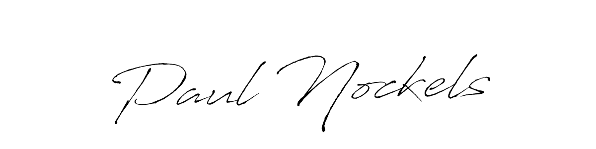 Design your own signature with our free online signature maker. With this signature software, you can create a handwritten (Antro_Vectra) signature for name Paul Nockels. Paul Nockels signature style 6 images and pictures png