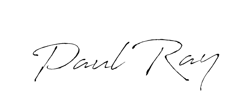 Design your own signature with our free online signature maker. With this signature software, you can create a handwritten (Antro_Vectra) signature for name Paul Ray. Paul Ray signature style 6 images and pictures png