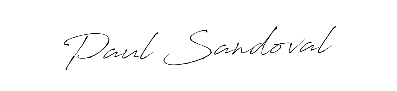 Paul Sandoval stylish signature style. Best Handwritten Sign (Antro_Vectra) for my name. Handwritten Signature Collection Ideas for my name Paul Sandoval. Paul Sandoval signature style 6 images and pictures png