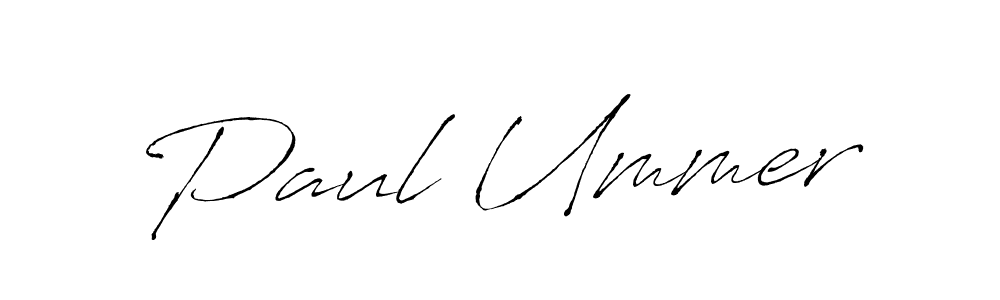 How to make Paul Ummer name signature. Use Antro_Vectra style for creating short signs online. This is the latest handwritten sign. Paul Ummer signature style 6 images and pictures png