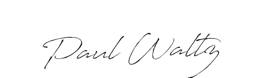 Make a beautiful signature design for name Paul Waltz. With this signature (Antro_Vectra) style, you can create a handwritten signature for free. Paul Waltz signature style 6 images and pictures png