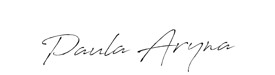 Create a beautiful signature design for name Paula Aryna. With this signature (Antro_Vectra) fonts, you can make a handwritten signature for free. Paula Aryna signature style 6 images and pictures png