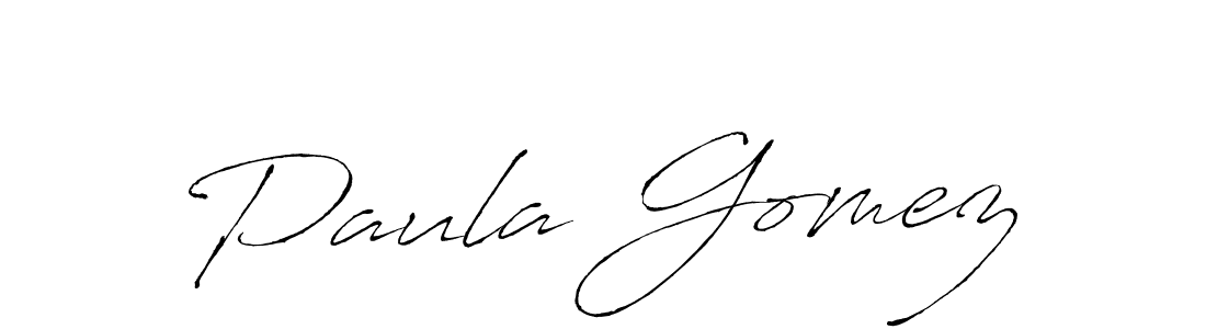 Create a beautiful signature design for name Paula Gomez. With this signature (Antro_Vectra) fonts, you can make a handwritten signature for free. Paula Gomez signature style 6 images and pictures png