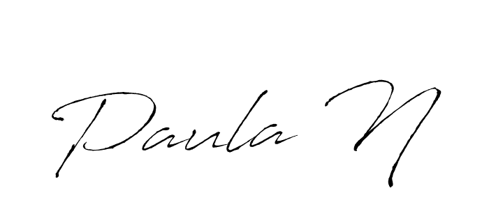 Best and Professional Signature Style for Paula N. Antro_Vectra Best Signature Style Collection. Paula N signature style 6 images and pictures png