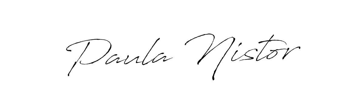 Make a beautiful signature design for name Paula Nistor. Use this online signature maker to create a handwritten signature for free. Paula Nistor signature style 6 images and pictures png