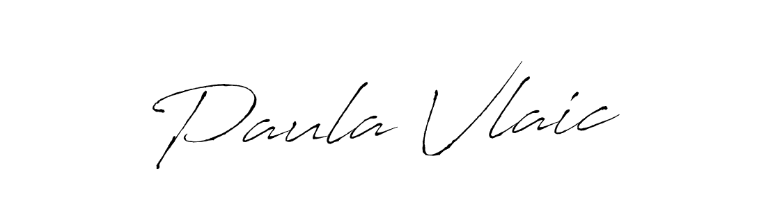 Create a beautiful signature design for name Paula Vlaic. With this signature (Antro_Vectra) fonts, you can make a handwritten signature for free. Paula Vlaic signature style 6 images and pictures png