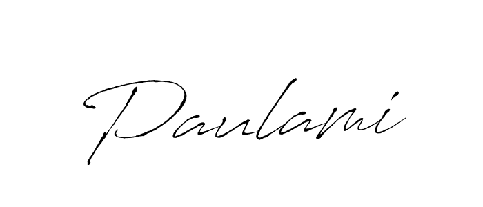 Paulami stylish signature style. Best Handwritten Sign (Antro_Vectra) for my name. Handwritten Signature Collection Ideas for my name Paulami. Paulami signature style 6 images and pictures png