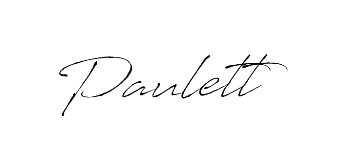 Paulett stylish signature style. Best Handwritten Sign (Antro_Vectra) for my name. Handwritten Signature Collection Ideas for my name Paulett. Paulett signature style 6 images and pictures png