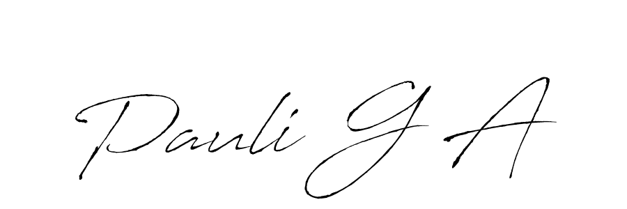 Antro_Vectra is a professional signature style that is perfect for those who want to add a touch of class to their signature. It is also a great choice for those who want to make their signature more unique. Get Pauli G A name to fancy signature for free. Pauli G A signature style 6 images and pictures png
