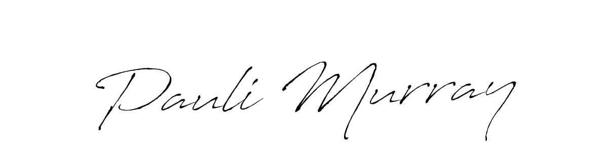 How to make Pauli Murray name signature. Use Antro_Vectra style for creating short signs online. This is the latest handwritten sign. Pauli Murray signature style 6 images and pictures png