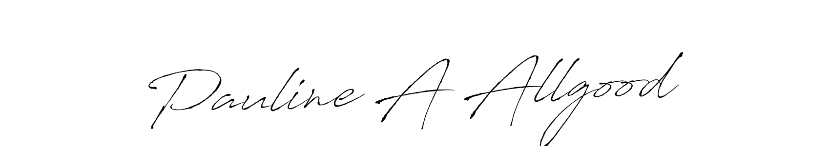 Here are the top 10 professional signature styles for the name Pauline A Allgood. These are the best autograph styles you can use for your name. Pauline A Allgood signature style 6 images and pictures png